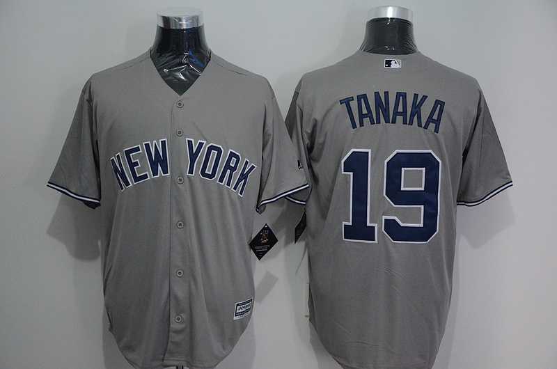 New York Yankees #19 Masahiro Tanaka Gray New Cool Base Stitched Baseball Jersey,We sell and wholesale New York Yankees #19 Masahiro Tanaka Gray New Cool Base Stitched Baseball Jersey on line form chian!